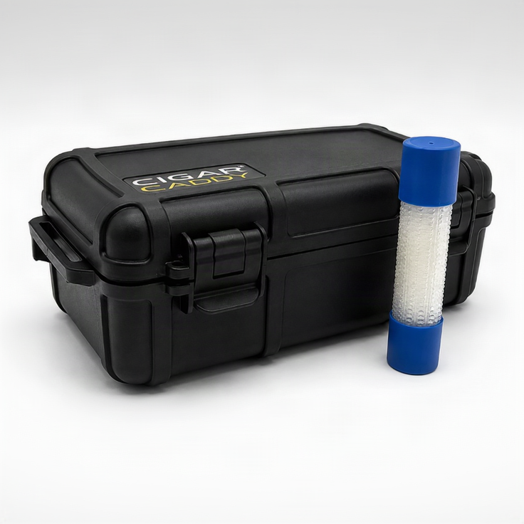 Heartfelt Humidification Tube &amp; Cigar Caddy Travel Bundle 10 Count