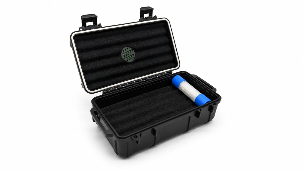 Heartfelt Humidification Tube &amp; Cigar Caddy Travel Bundle 10 Count
